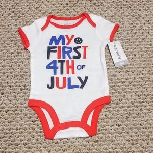 🎀 Carter's 4th of July Bodysuit